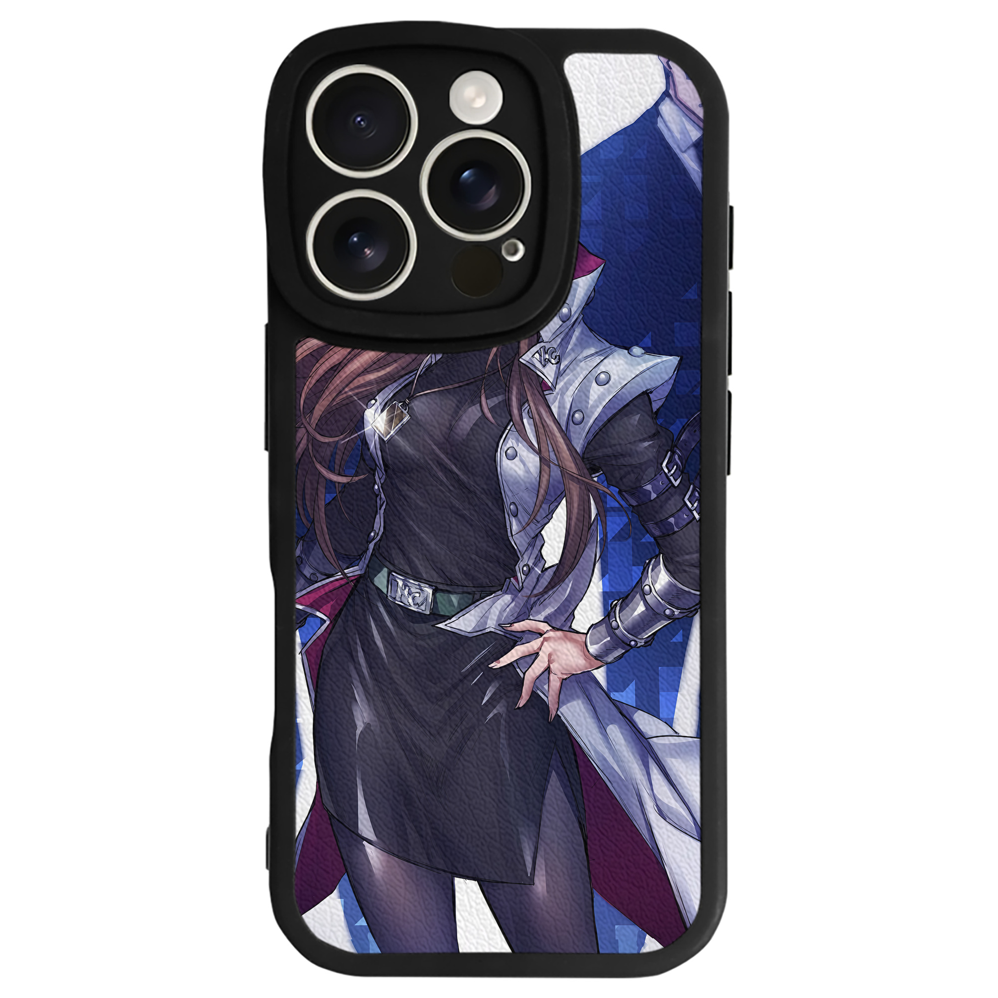 （画像用） 遊☆戯☆王 Yu-Gi-Oh! 【iPhone 16シリーズ対応】シリコンスマホケース（レザー調） 材質：シリコン